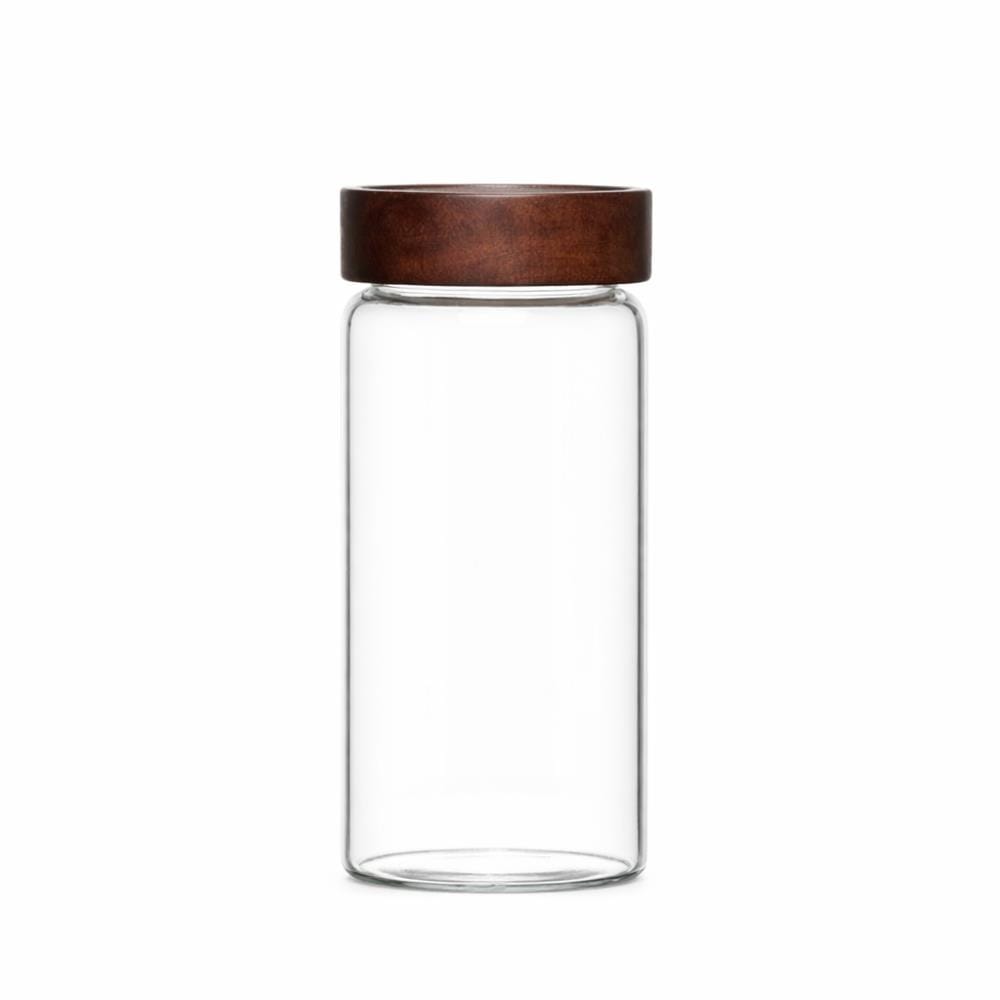 MOJOMORE GLASS JAR WITH WOODEN LID 580ML