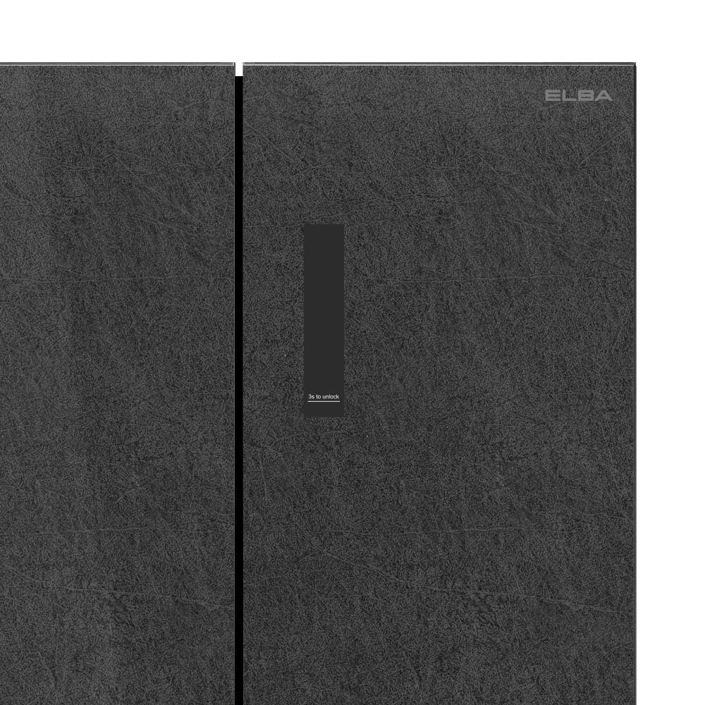 ELBA MULTI DOOR REFRIGERATOR EMR-S6598IN(GR) 660L DARK GREY MATTE PERFECTFIT