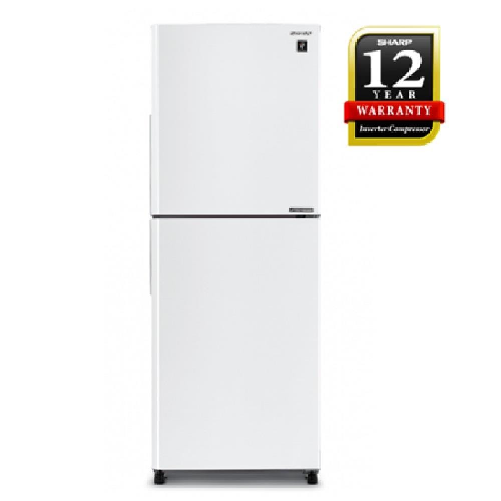 SHARP 2 DOOR REFRIGERATOR SJ4122MWH 410L HOKKAIDO WHITE
