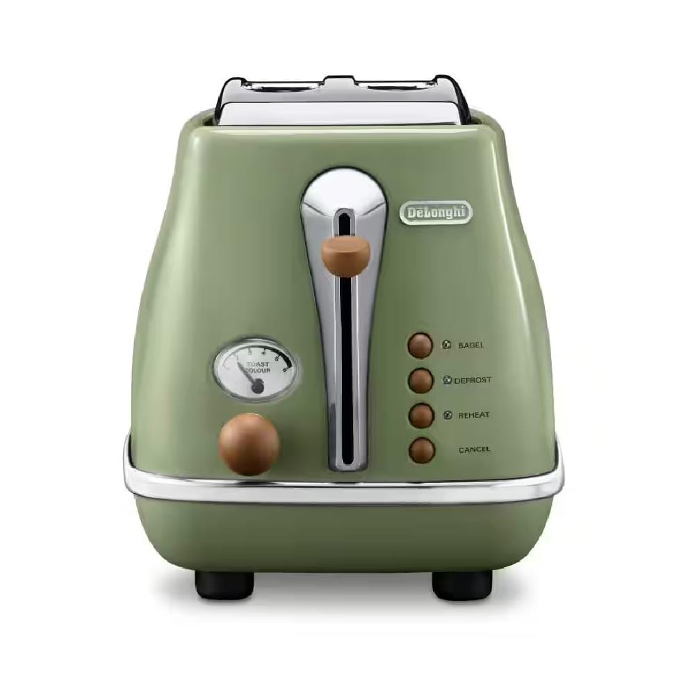 DELONGHI TOASTER CTOV2003.GR 2 SLICE GREEN
