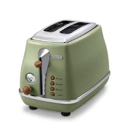 DELONGHI TOASTER CTOV2003.GR 2 SLICE GREEN