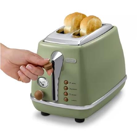 DELONGHI TOASTER CTOV2003.GR 2 SLICE GREEN