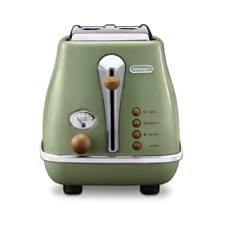 DELONGHI TOASTER CTOV2003.GR 2 SLICE GREEN