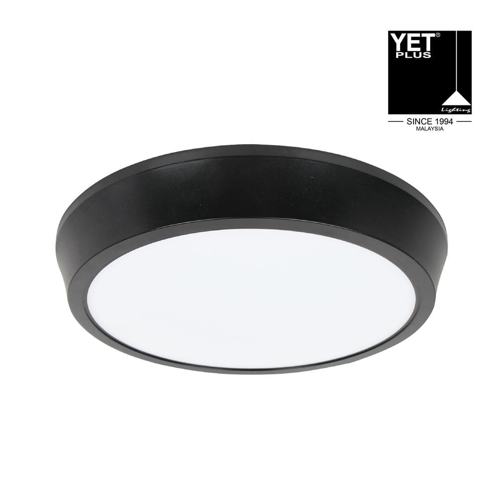 YETPLUS LED SURFACE DOWNLIGHT 9003 30W 4000K BLACK ROUND