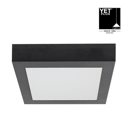 YETPLUS LED SURFACE DOWNLIGHT 9005 30W 4000K BLACK SQUARE