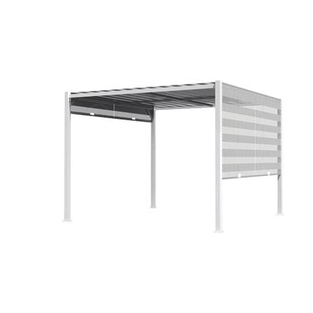 GAZEBO TENT SPRING ZEBRA 3x3M WHITE