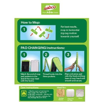 SABCO SUPERSWISH DUO DRY REFILL GREEN
