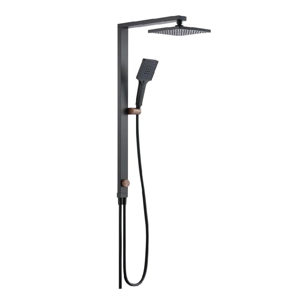 LIVINOX SHOWER HEATER DC PUMP RAIN SHOWER LWH-LS800-DC-RMB MATTE BLACK