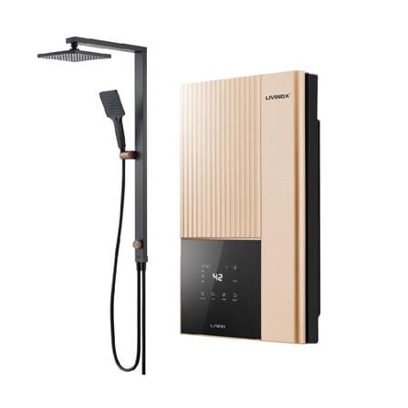 LIVINOX SHOWER HEATER DC PUMP RAIN SHOWER LWH-LS800-DC-RSS SOFT SAND