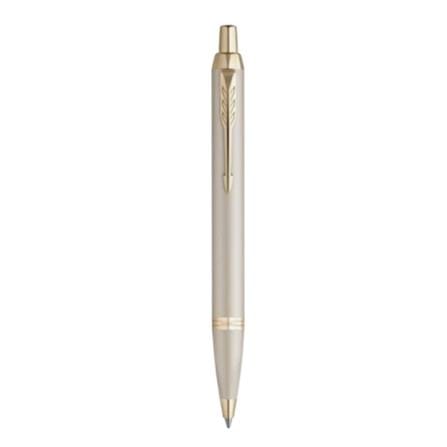PARKER IM MONO CHAMPAGNE BALLPOINT PEN MEDIUM BLACK TB