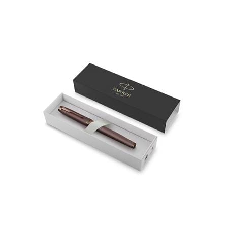 PARKER IM MONO BURGUNDY ROLLERBALL PEN MEDIUM BLACK TB