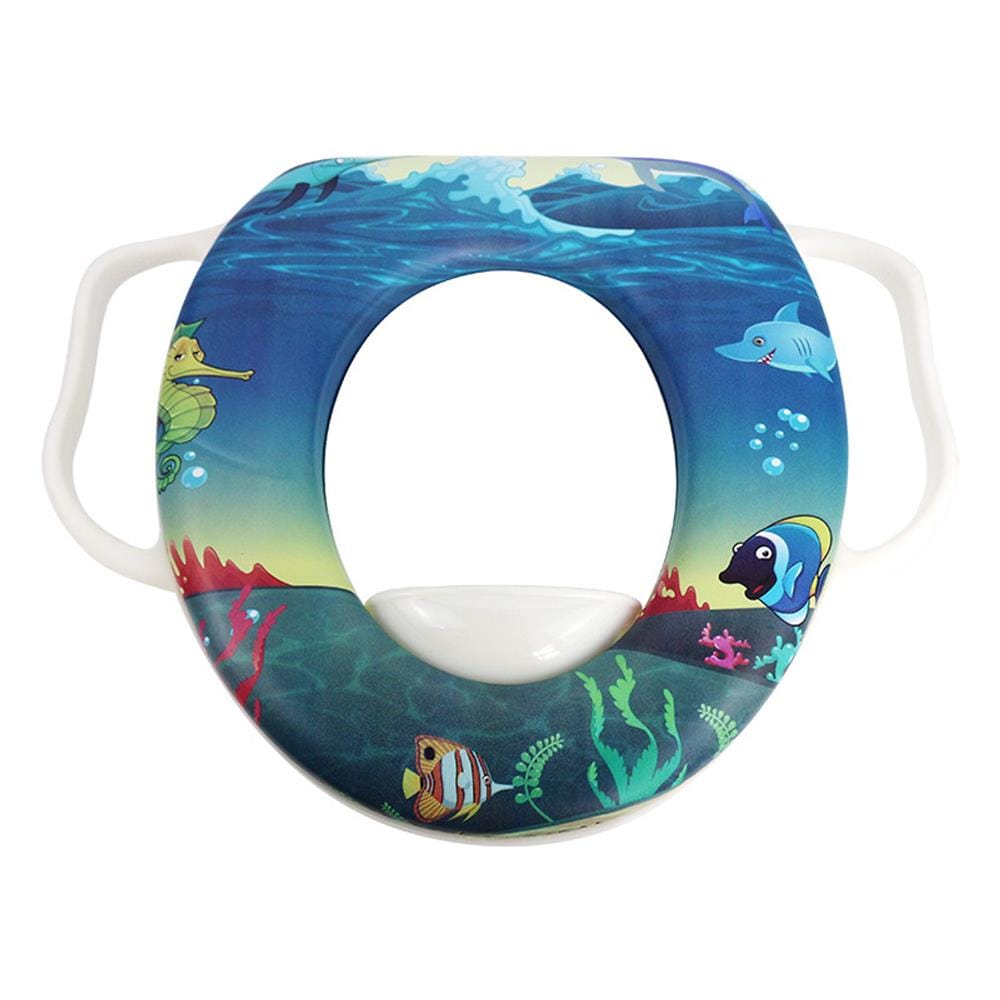 COSSY PLUS KID CUSHION TOILET SEAT CP-T6400-6102 OCEAN BLUE