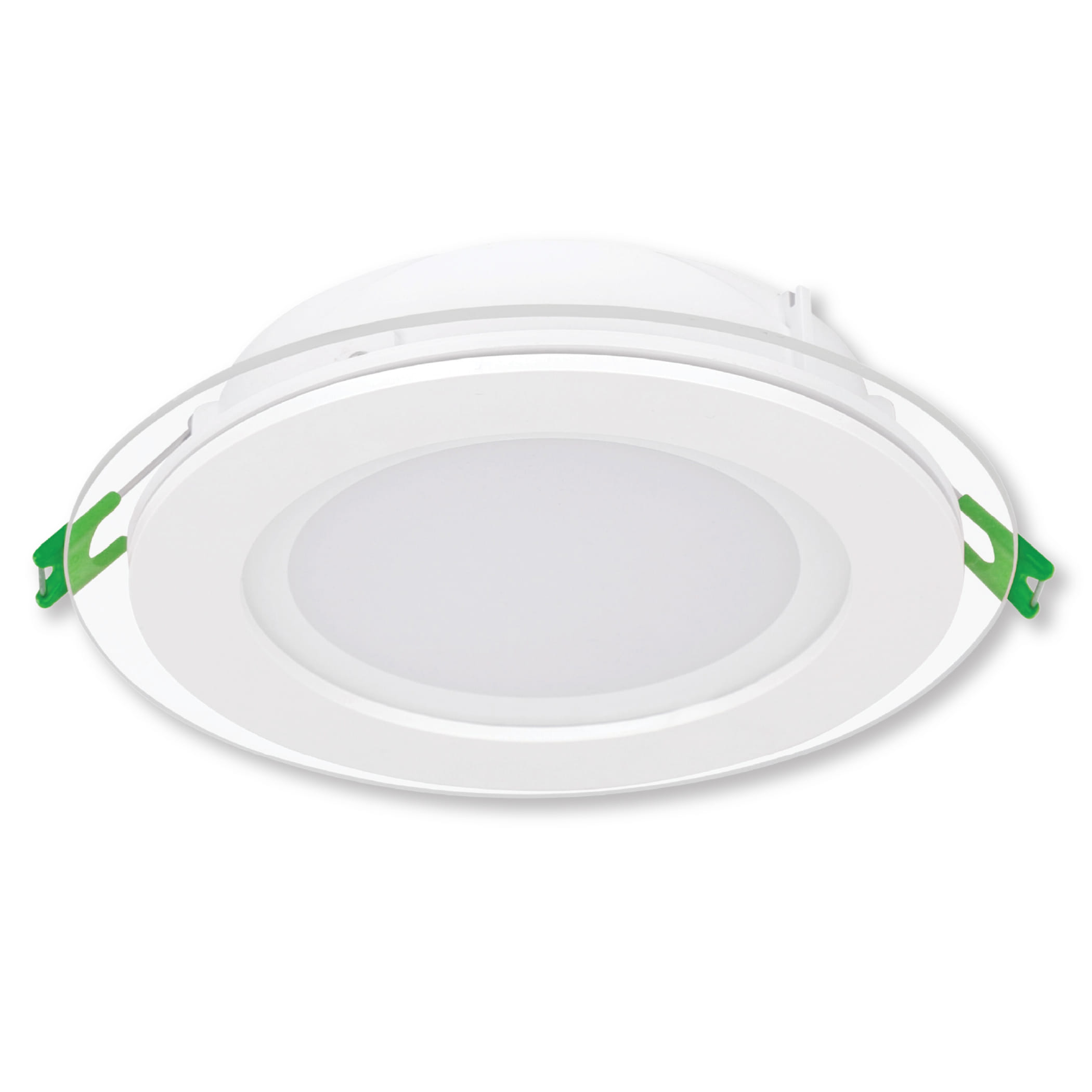 YETPLUS LED RECESSED DOWNLIGHT 5017 18W 3-COLOR GLASS ROUND