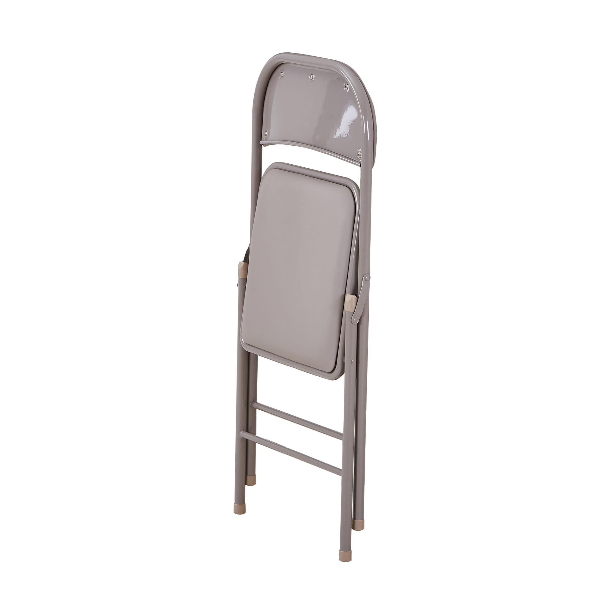 FOLDING CHAIR FOLK-S PU GREY
