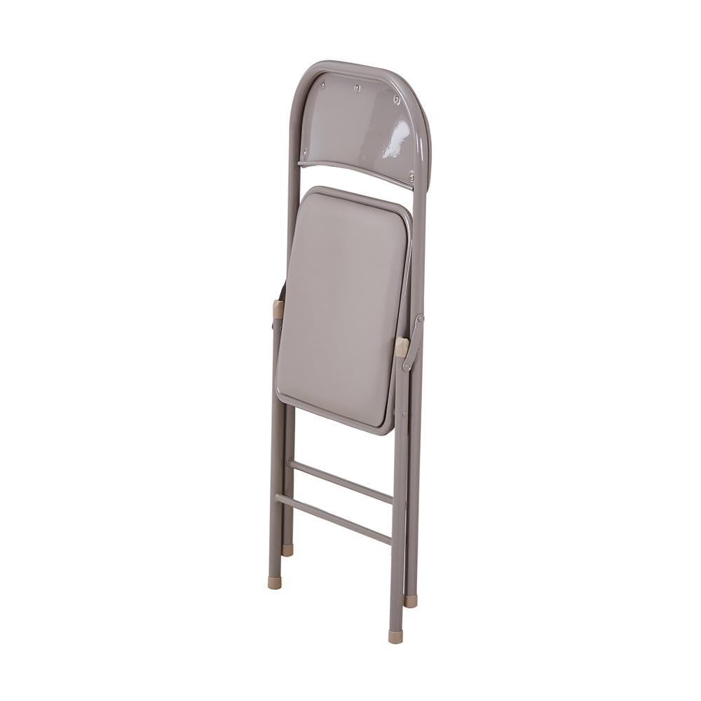 FOLDING CHAIR FOLK-S PU GREY