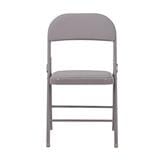 FOLDING CHAIR FOLK-S PU GREY