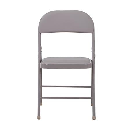 FOLDING CHAIR FOLK-S PU GREY