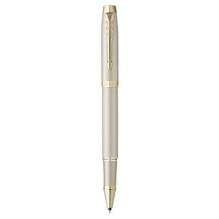 PARKER IM MONO CHAMPAGNE ROLLERBALL PEN MEDIUM BLACK TB