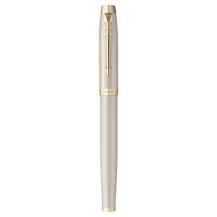 PARKER IM MONO CHAMPAGNE ROLLERBALL PEN MEDIUM BLACK TB