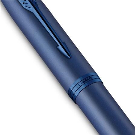 PARKER IM MONO BLUE ROLLERBALL PEN MEDIUM BLACK TB