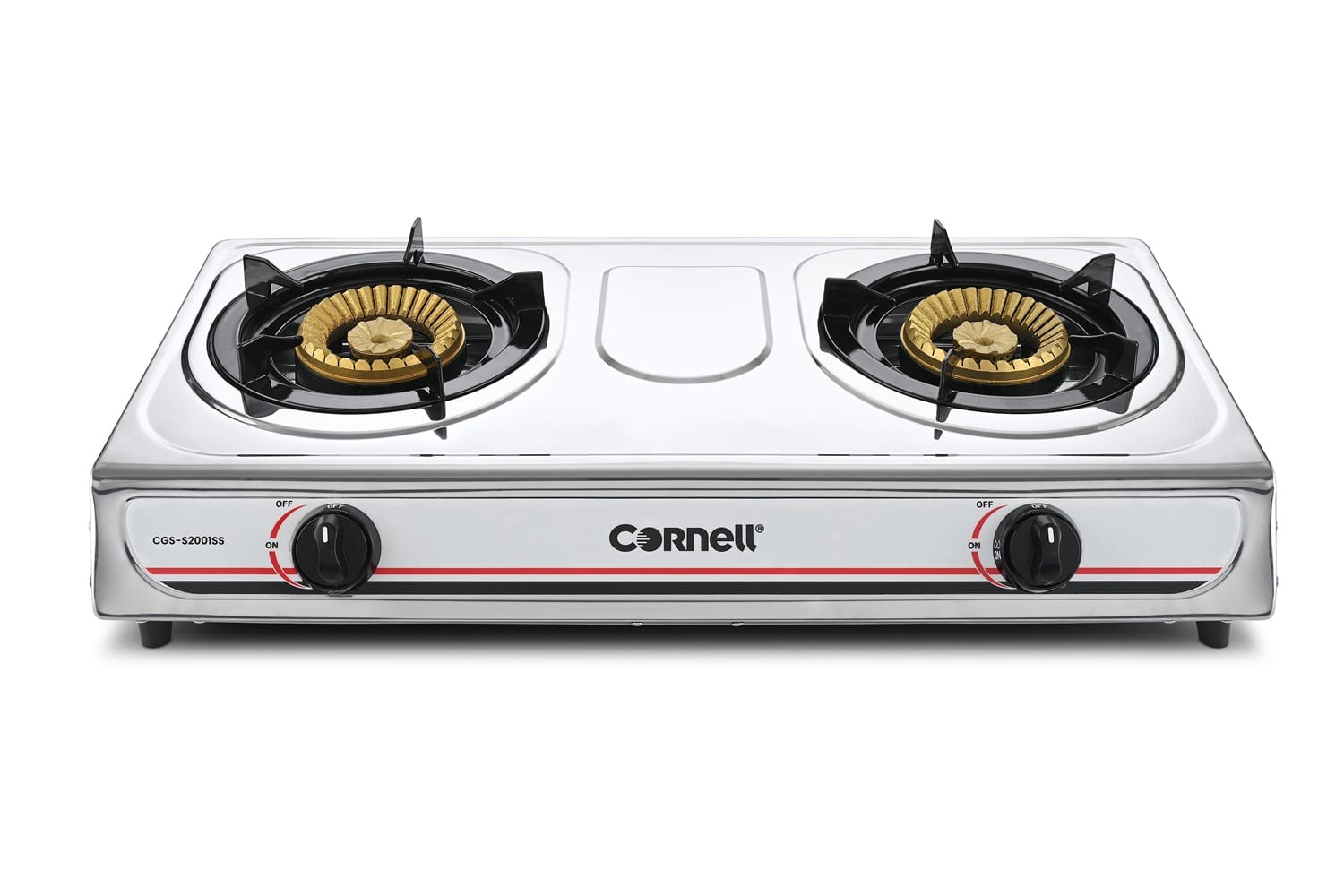 CORNELL GAS COOKER CGS-S2001SS 2BURNERS 3.7KW