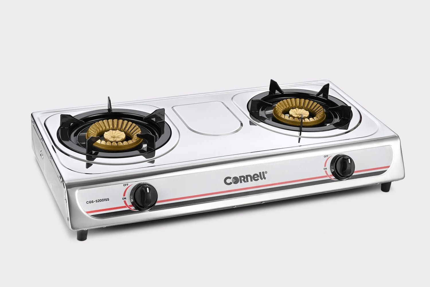 CORNELL GAS COOKER CGS-S2001SS 2BURNERS 3.7KW