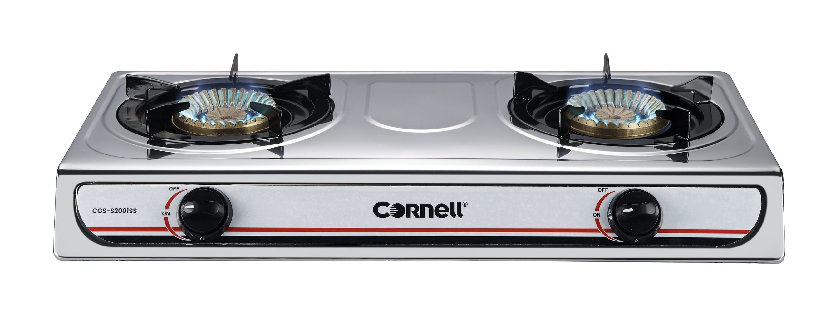 CORNELL GAS COOKER CGS-S2001SS 2BURNERS 3.7KW