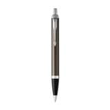 PARKER IM DARK ESPRESSO CHROME TRIM BALLPOINT PEN MEDIUM BLACK TB