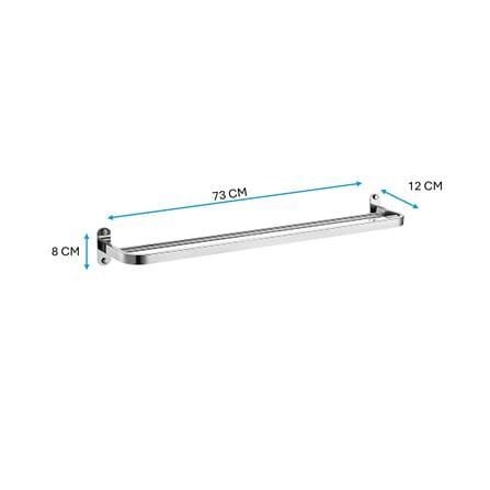 LIVINOX TOWEL SHELF LBA-TB7527B-CH CHROME