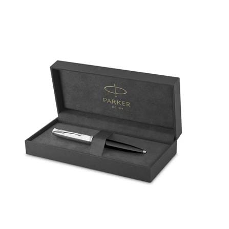 PARKER 51 BLACK CHROME TRIM BALLPOINT PEN MEDIUM BLACK TB