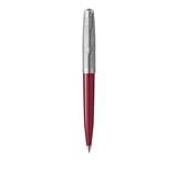 PARKER 51 BURGUNDY CHROME TRIM BALLPOINT PEN MEDIUM BLACK TB