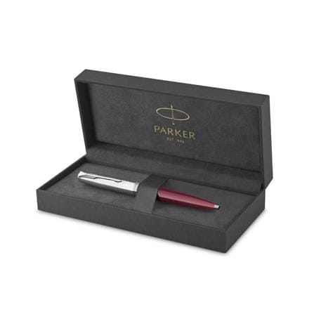 PARKER 51 BURGUNDY CHROME TRIM BALLPOINT PEN MEDIUM BLACK TB
