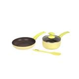 FUKURO REDI NON-STICK SET 2 (FP24, SP18, SILICONE SPATULA) (SUNSHINE EDITION)