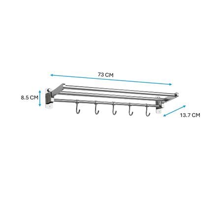 LIVINOX TOWEL SHELF LBA-TB7537BH-CH CHROME