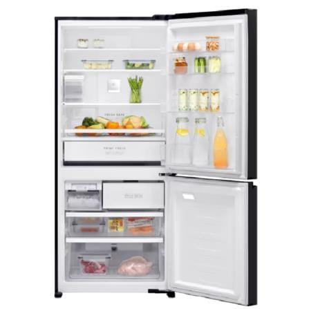 PANASONIC 2 DOOR REFRIGERATOR NR-BW530HWKM 545L MATTE METALLIC BLACK