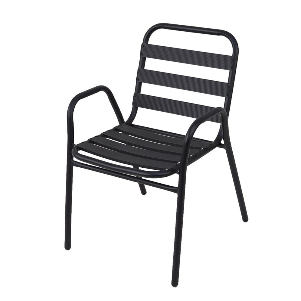 STEEL PATIO CHAIR SPRING NELLY BLACK