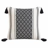 HOME LIVING STYLE CUSHION RIMBUN 18X18 GRAY