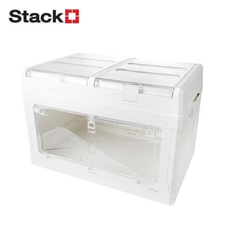STORAGE BOX GLAM L 63x40.5x39 WHITE STACKO