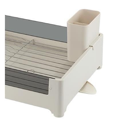 DISH RACK PLASTIC+TEMPERGLASS 1TIER NOAR KECH 32.3X46.3X18CM