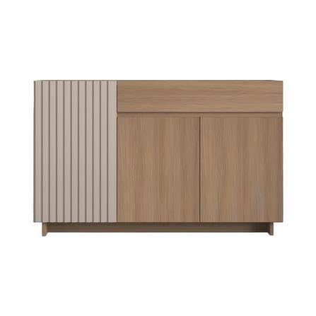 CABINET WITH 3 DOORS FURDINI RIPPLE 120CM GREY OAK/CREAM