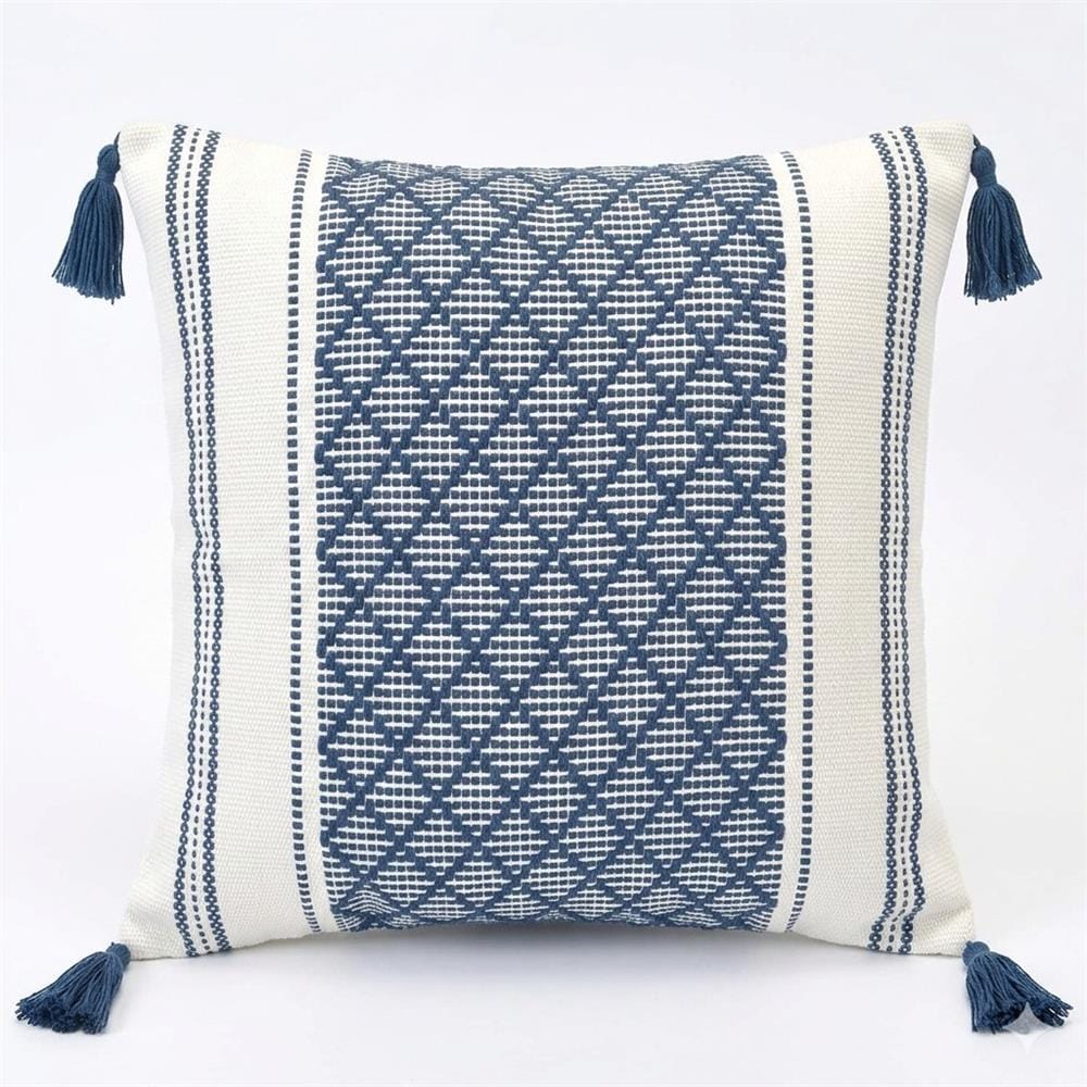 HOME LIVING STYLE CUSHION RIMBUN 18X18 BLUE