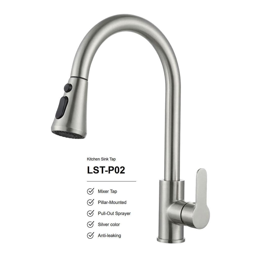 LIVINOX PULL OUT SINK FAUCET LST-P02 MATT