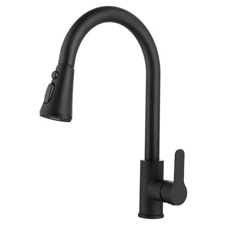 LIVINOX PULL OUT SINK FAUCET LST-P02-BK BLACK