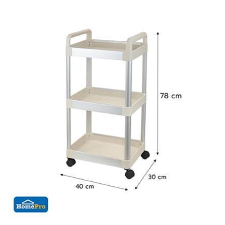 KITCHEN RACK 3 TIER M 40x30x71.7CM NOAR KECH