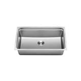 SORENTO BUILT-IN NANOGRAIN MULTIFUNCTIONAL KITCHEN SINK SRTKS2434 78CM 1BOWL CHROME FINISH STAINLESS STEEL WITH PULL OUT TAP SRTKT71SS