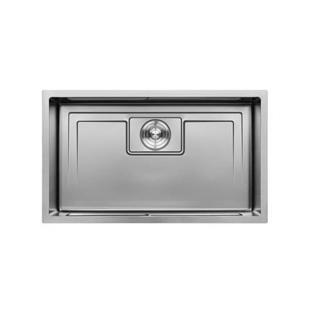 SORENTO BUILT-IN NANOMAGMA MULTIFUNCTIONAL KITCHEN SINK SRTKS7846 78CM 1BOWL SILVER CHROME FINISH STAINLESS STEEL WITH PULL OUT TAP SRTKT71SS