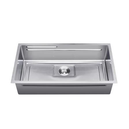 SORENTO BUILT-IN HONEYCOMB MULTIFUNCTIONAL KITCHEN SINK SRTKS8845 88CM 1BOWL CHROME FINISH STAINLESS STEEL WITH PULL OUT TAP SRTKT71SS