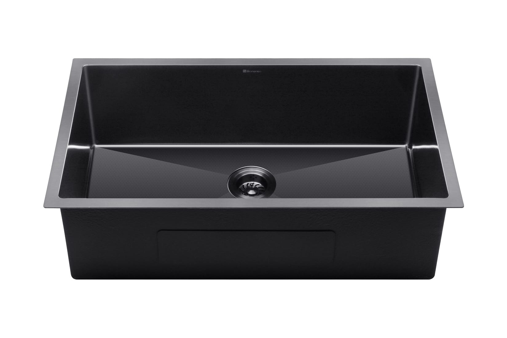 SORENTO BUILT-IN HONEYCOMB KITCHEN SINK SRTKS8047-BL 80CM 1BOWL BLACK STAINLESS STEEL WITH PULL OUT TAP SRTKT71SS-BL