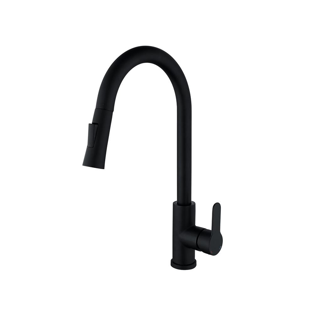 SORENTO BUILT-IN HONEYCOMB KITCHEN SINK SRTKS8047-BL 80CM 1BOWL BLACK STAINLESS STEEL WITH PULL OUT TAP SRTKT71SS-BL