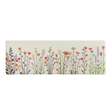 HOME LIVING STYLE KITCHEN MAT AUDREY FLORAL 44X120CM BEIGE